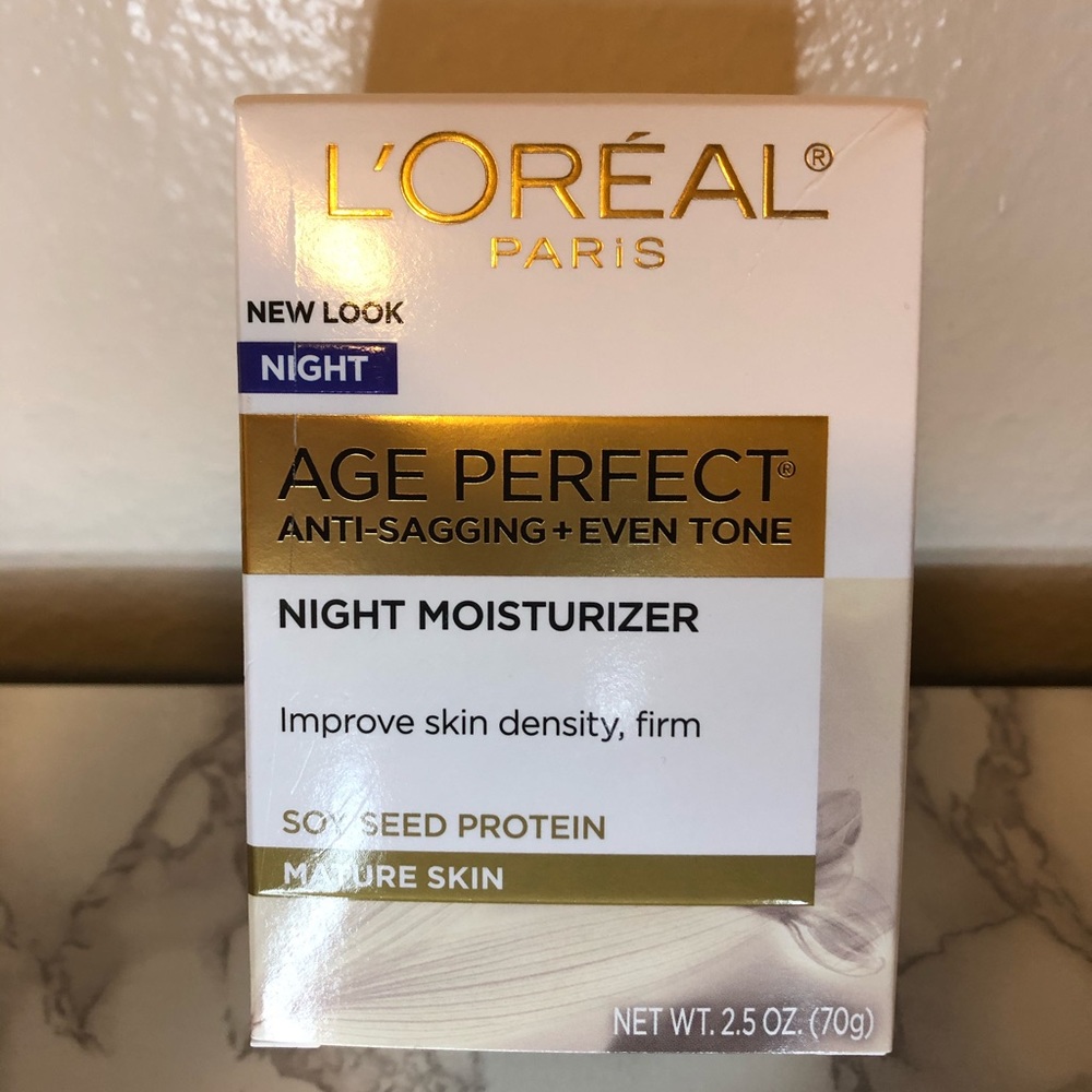 Loreal Age Perfect Night Moisturizer:boosts skin's strength&resilience